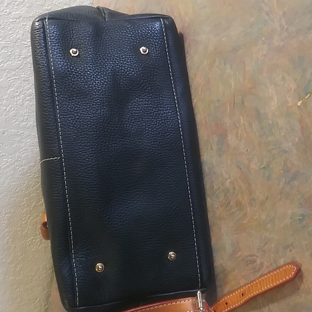 Dooney & Burke Dillen pebbled leather satchel - Picture 6 of 13